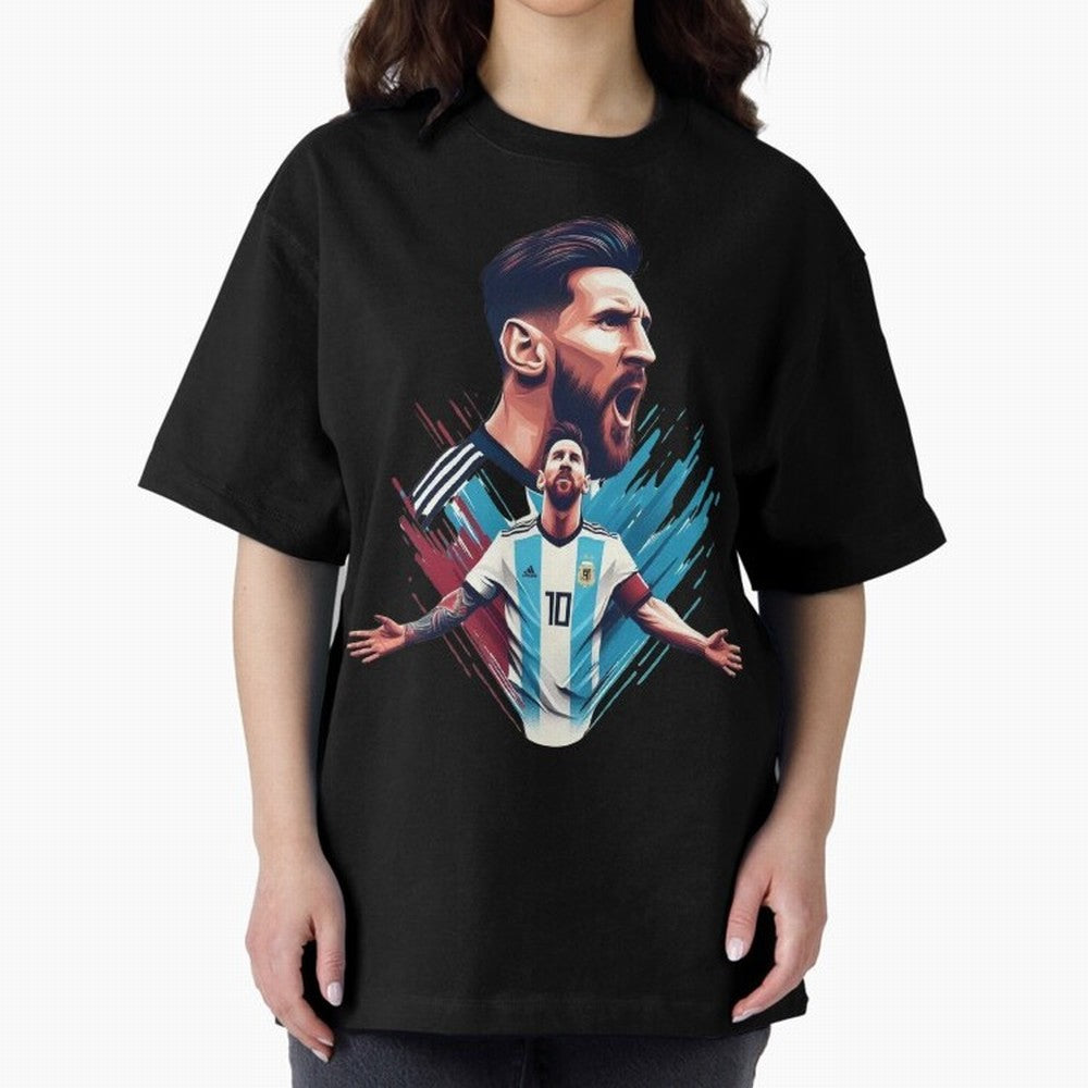 Lionel Messi Classic T-Shirt Support the Legends of FIFA World Cup 2026 Group Stage for Fans of Neymar, Haaland and Cristiano Ronaldo and England and Germany, Bringing Vintage Soccer Flavor, Modern Football Stars, National Flags and Final Night