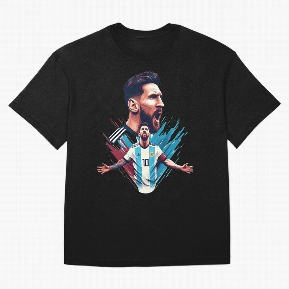 Lionel Messi Classic T-Shirt Support the Legends of FIFA World Cup 2026 Group Stage for Fans of Neymar, Haaland and Cristiano Ronaldo and England and Germany, Bringing Vintage Soccer Flavor, Modern Football Stars, National Flags and Final Night