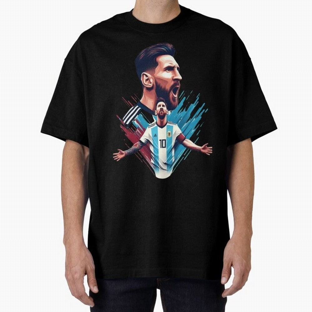 Lionel Messi Classic T-Shirt Support the Legends of FIFA World Cup 2026 Group Stage for Fans of Neymar, Haaland and Cristiano Ronaldo and England and Germany, Bringing Vintage Soccer Flavor, Modern Football Stars, National Flags and Final Night