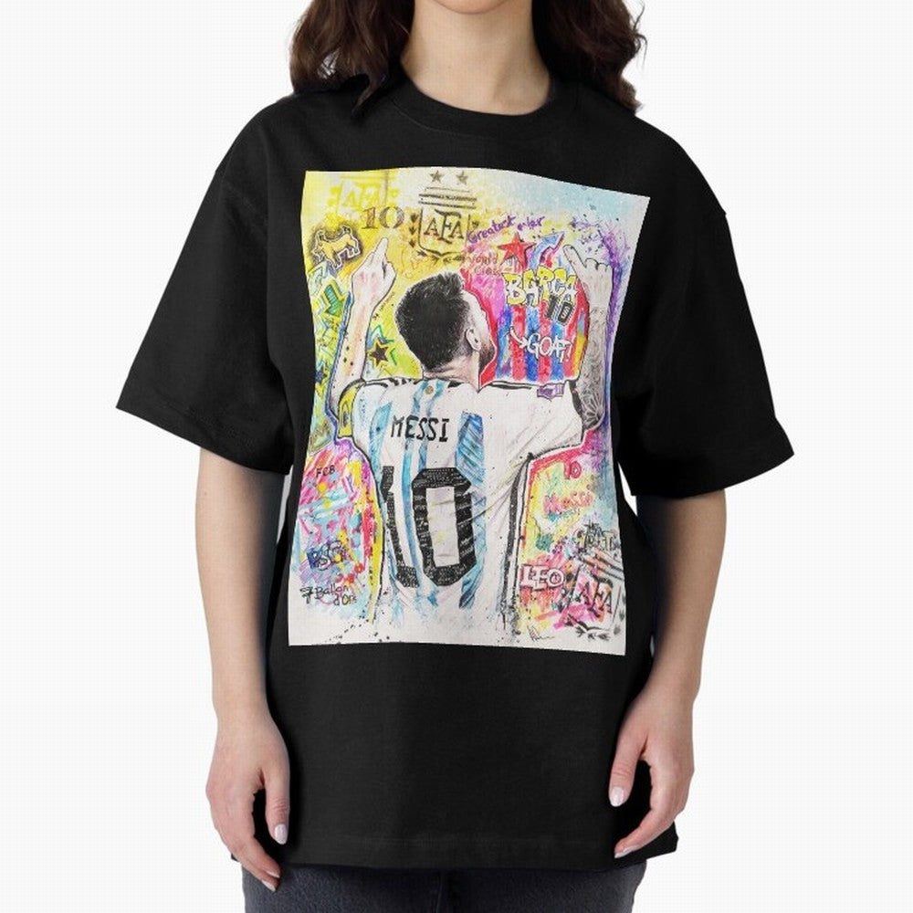 Lionel Messi Oversized T-Shirt Bring Retro Soccer Energy to Global Football Passion for FIFA World Cup 2026, Built around Neymar, Haaland and Cristiano Ronaldo, Spain and Netherlands, Fan Favorite Moments, National Team Passion, Big Match Drama and