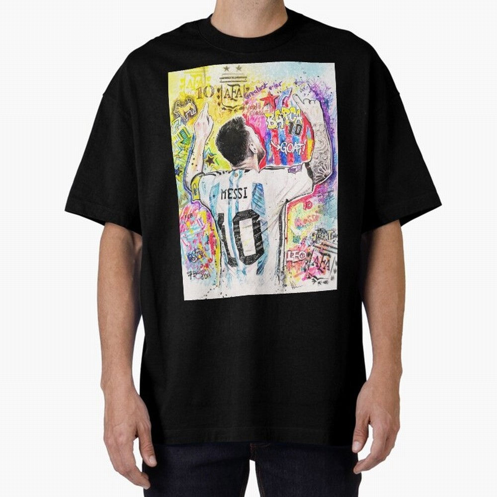 Lionel Messi Oversized T-Shirt Bring Retro Soccer Energy to Global Football Passion for FIFA World Cup 2026, Built around Neymar, Haaland and Cristiano Ronaldo, Spain and Netherlands, Fan Favorite Moments, National Team Passion, Big Match Drama and