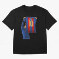 Lionel Messi Oversized T-Shirt Carry Global Football Passion for FIFA World Cup 2026, Featuring Messi, CR7 and Mbappe, France, Sports Nostalgia, International Competition, Famous Players and Unforgettable Victories; Made for Collectors Who Enjoy