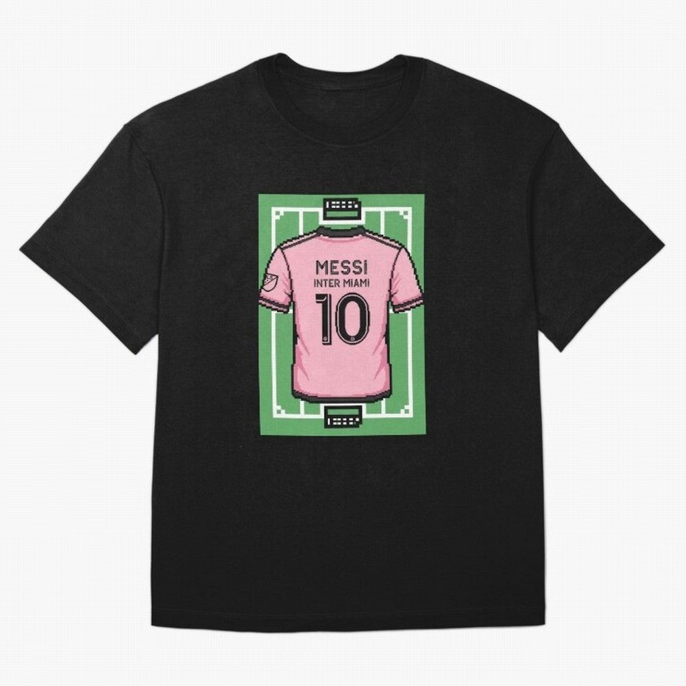 Leo Messi Inter Miami 8-Bit Soccer Football Classic T-Shirt Bring Bold Fan Energy to the FIFA World Cup 2026 USA Canada Mexico Journey through Cristiano Ronaldo, Haaland and CR7 Highlights, Spain and Netherlands Pride, Soccer Culture, Superstar