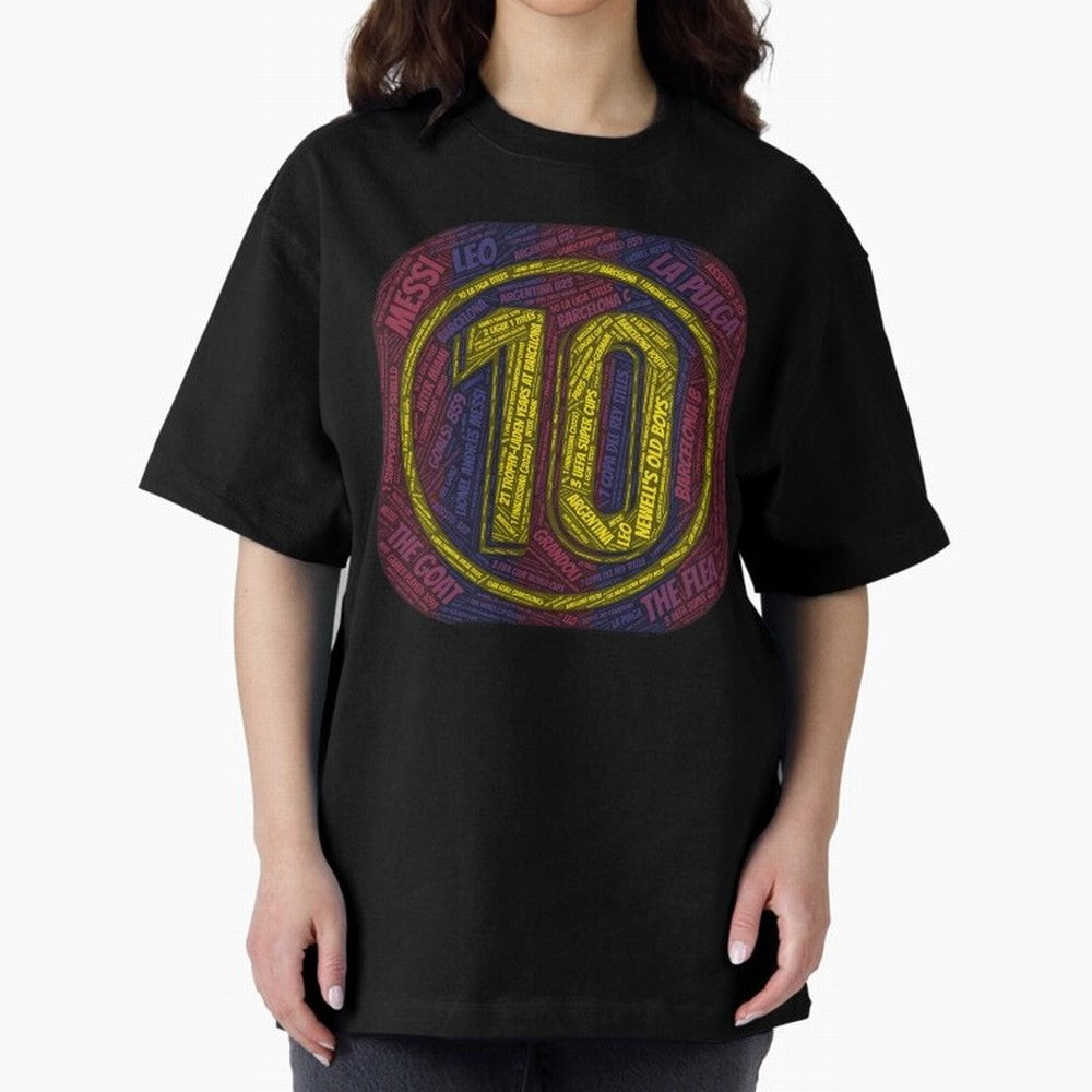 Lionel Messi #10 - The Icon Collection Classic T-Shirt Keep the Legacy of Global Football Passion for FIFA World Cup 2026, Inspired by Cristiano Ronaldo, Haaland and CR7, Brazil, Football History, Final Match Energy, Crowd Noise and Once in a