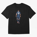 Lionel Messi Oversized T-Shirt Follow Every Goal of FIFA World Cup 2026 for Fans of Haaland and Portugal, Bringing Goal Celebration Energy, Supporter Heritage, Football Icons and Worldwide Tournament Joy; Great for Watch Parties, Sports Bars,