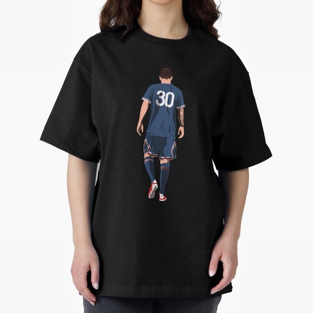 Lionel Messi Oversized T-Shirt Follow Every Goal of FIFA World Cup 2026 for Fans of Haaland and Portugal, Bringing Goal Celebration Energy, Supporter Heritage, Football Icons and Worldwide Tournament Joy; Great for Watch Parties, Sports Bars,