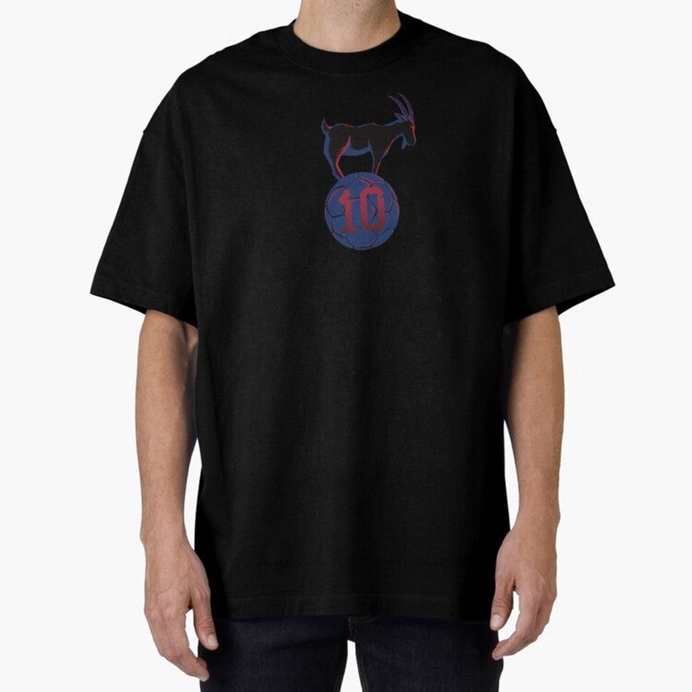 Messi 10 GOAT (Blue Soccer Ball FCB Futbol) Classic T-Shirt Follow the Road to FIFA World Cup 2026 USA Canada Mexico Highlighting Cristiano Ronaldo, Spain Energy, Match Day Excitement, Supporter Culture, Golden Goals and Global Football Passion;