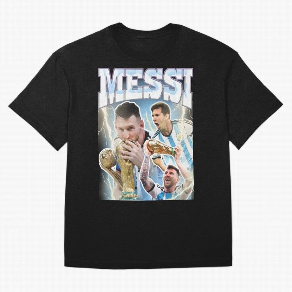 Messi Champion Vintage Retro Design Classic T-Shirt Represent FIFA World Cup 2026 Group Stage Spirit, Highlighting Netherlands, Neymar, Game Day Rituals, Football Legends, Country Pride and the Road to the Final; Ideal for Fans Who Follow Messi,