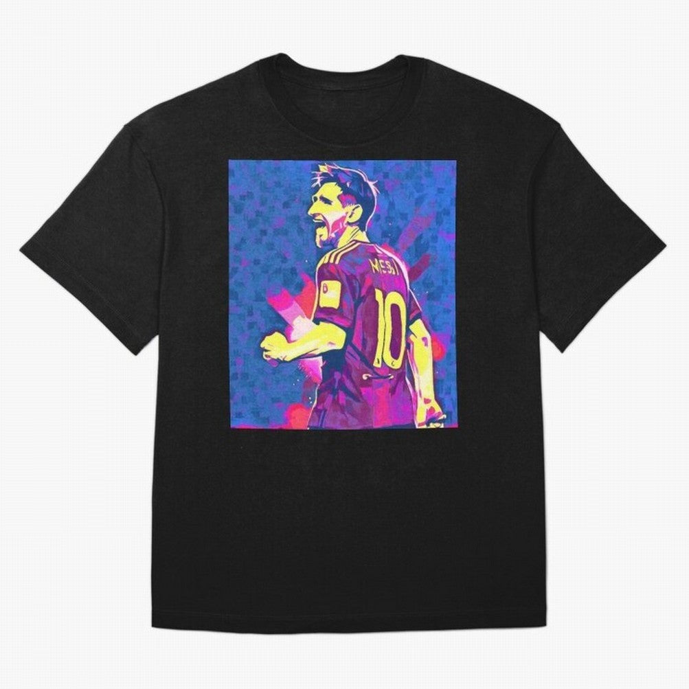 Lionel Messi art Oversized T-Shirt Get Ready for the FIFA World Cup 2026 Group Stage Journey through Neymar Highlights, Germany Pride, Stadium Memories, Football Loyalty, International Chants and Championship Tradition; Ideal for Fans Who Follow