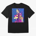 Lionel Messi art Oversized T-Shirt Get Ready for the FIFA World Cup 2026 Group Stage Journey through Neymar Highlights, Germany Pride, Stadium Memories, Football Loyalty, International Chants and Championship Tradition; Ideal for Fans Who Follow