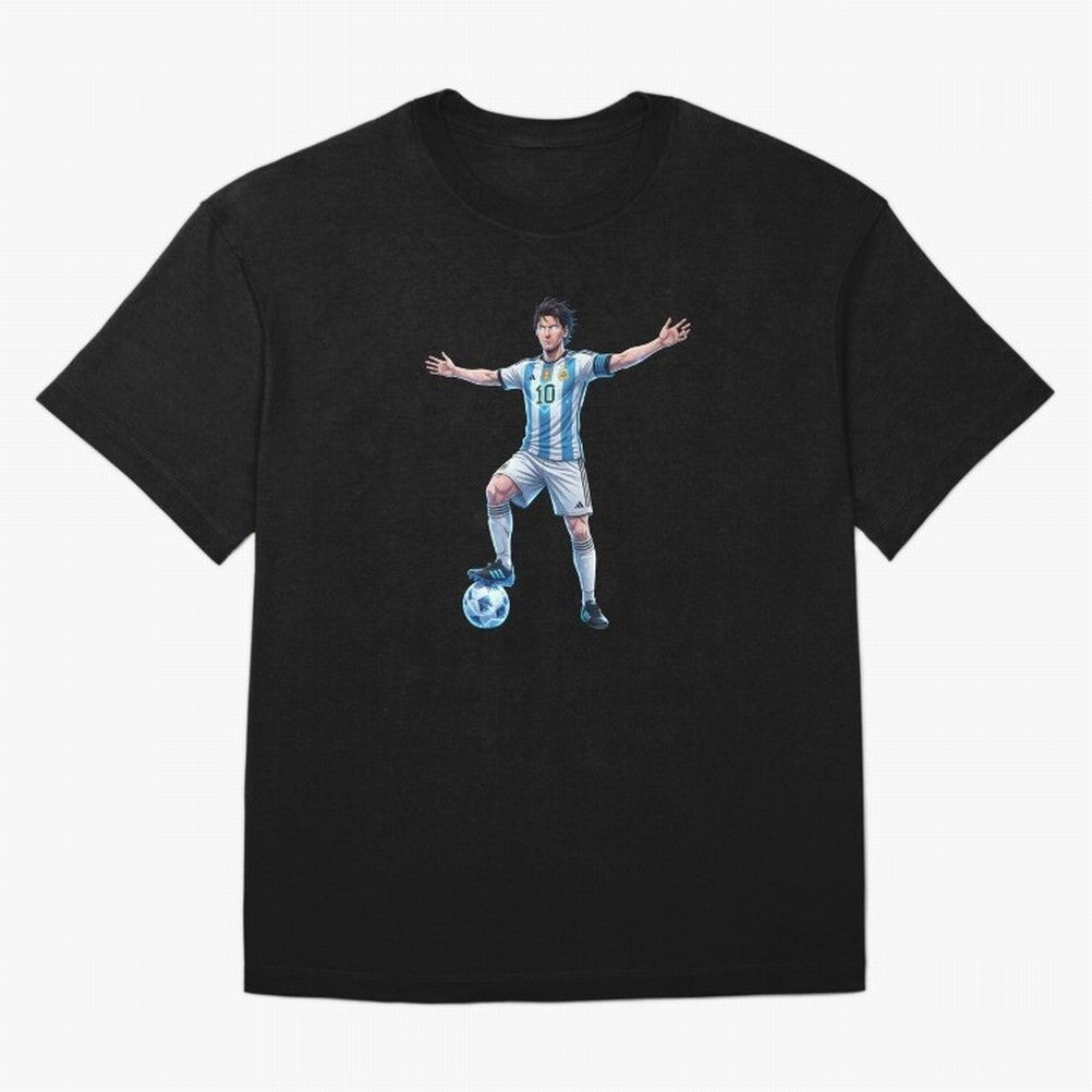 The GOAT | Anime style Classic T-Shirt Remember Match Day Hype around FIFA World Cup 2026, Cristiano Ronaldo, Brazil, Portugal and Argentina, Classic Soccer Heritage, Championship Pressure, Fan Loyalty and International Pride; Made for Collectors