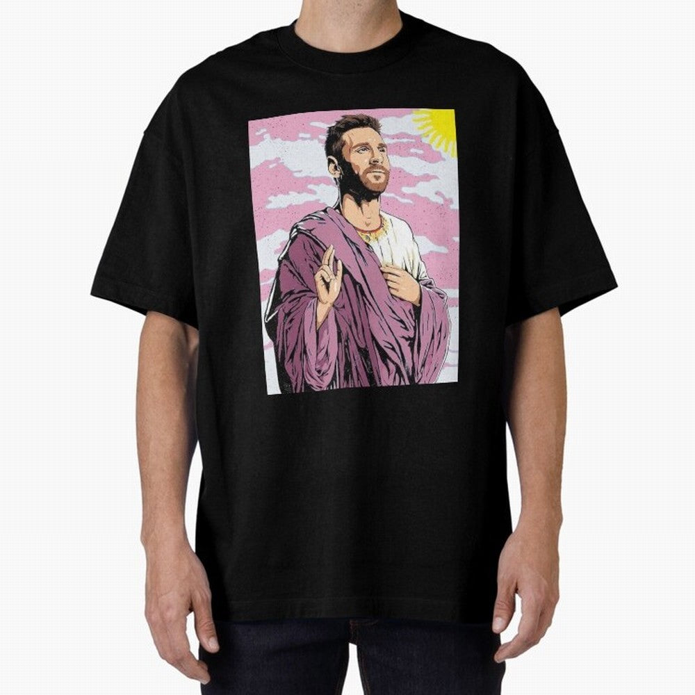 Messi the best Oversized T-Shirt Bring Match Day Fire to Match Day Hype around FIFA World Cup 2026, Cristiano Ronaldo, Argentina, France and Brazil, Champion Mindset, Group Stage Buzz, Knockout Tension and Passionate Fan Culture; Ideal for Fans Who