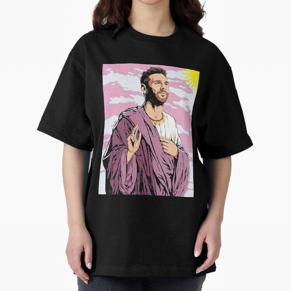Messi the best Oversized T-Shirt Bring Match Day Fire to Match Day Hype around FIFA World Cup 2026, Cristiano Ronaldo, Argentina, France and Brazil, Champion Mindset, Group Stage Buzz, Knockout Tension and Passionate Fan Culture; Ideal for Fans Who