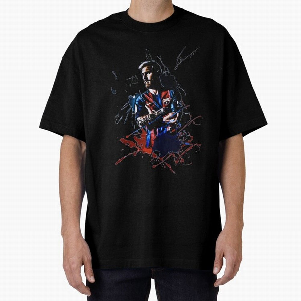 Lionel Messi Design with Signature Classic T-Shirt Bring FIFA World Cup 2026 with Cristiano Ronaldo, England Energy, Worldwide Fan Energy, Dramatic Goals, Stadium Lights and Championship Celebrations; Great for Watch Parties, Sports Bars, Family