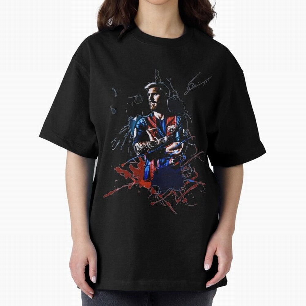 Lionel Messi Design with Signature Classic T-Shirt Bring FIFA World Cup 2026 with Cristiano Ronaldo, England Energy, Worldwide Fan Energy, Dramatic Goals, Stadium Lights and Championship Celebrations; Great for Watch Parties, Sports Bars, Family