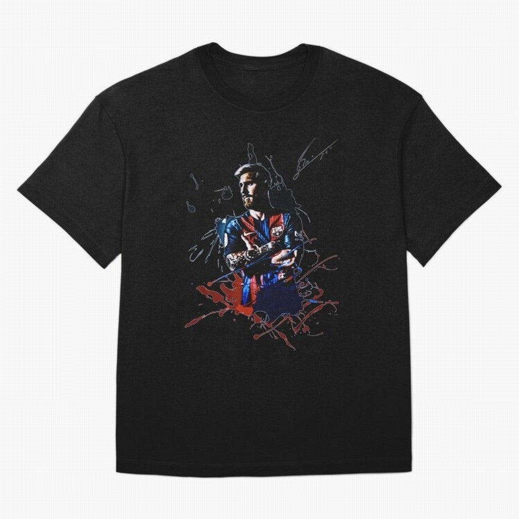 Lionel Messi Design with Signature Classic T-Shirt Bring FIFA World Cup 2026 with Cristiano Ronaldo, England Energy, Worldwide Fan Energy, Dramatic Goals, Stadium Lights and Championship Celebrations; Great for Watch Parties, Sports Bars, Family