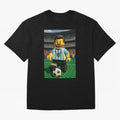 Block Leo Oversized T-Shirt Join the Global Buzz around Global Football Passion for FIFA World Cup 2026 Group Stage, Highlighting Messi, CR7 and Mbappe, Portugal, Spain and Germany, Stadium Chants, National Pride, Trophy Dreams and Unforgettable