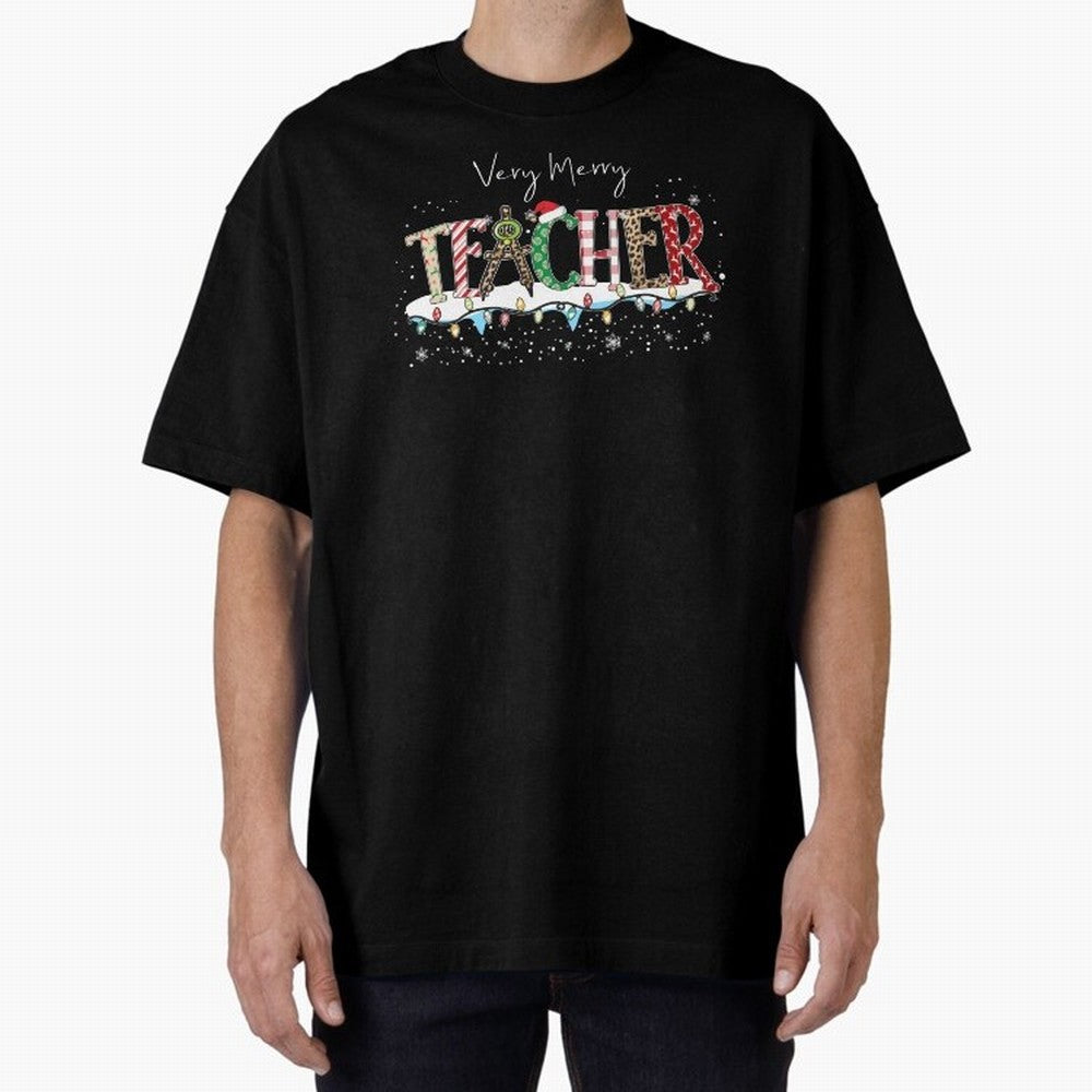 Christmas Teacher Tee, Teacher Holiday Classic T-Shirt Remember Iconic Moments from Match Day Hype around FIFA World Cup 2026 Group Stage, CR7, France and Portugal, Global Supporter Spirit, Legendary Goals, National Colors and Tournament