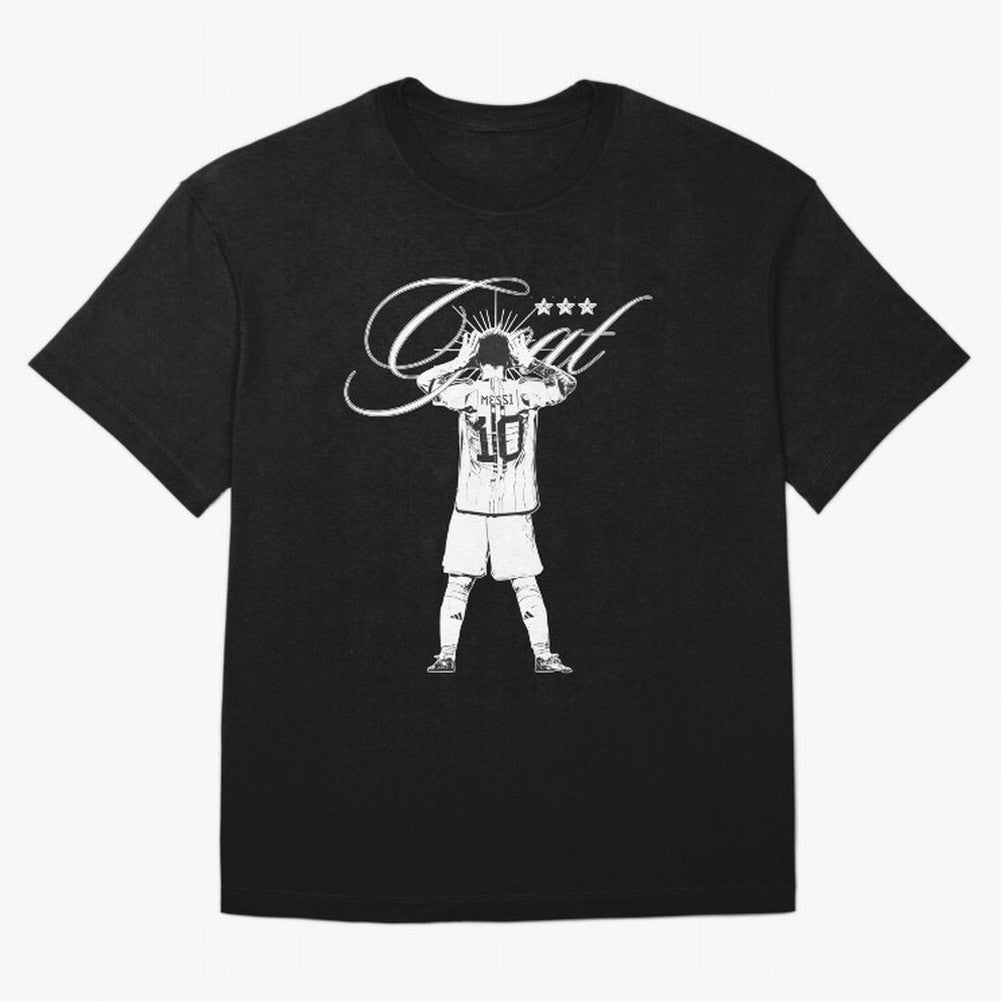 Messi Argentina, GOAT Oversized T-Shirt Live the Energy of the FIFA World Cup 2026 Group Stage Journey through CR7 Highlights, Portugal Pride, Fan Favorite Moments, National Team Passion, Big Match Drama and Soccer History; Perfect for Supporters