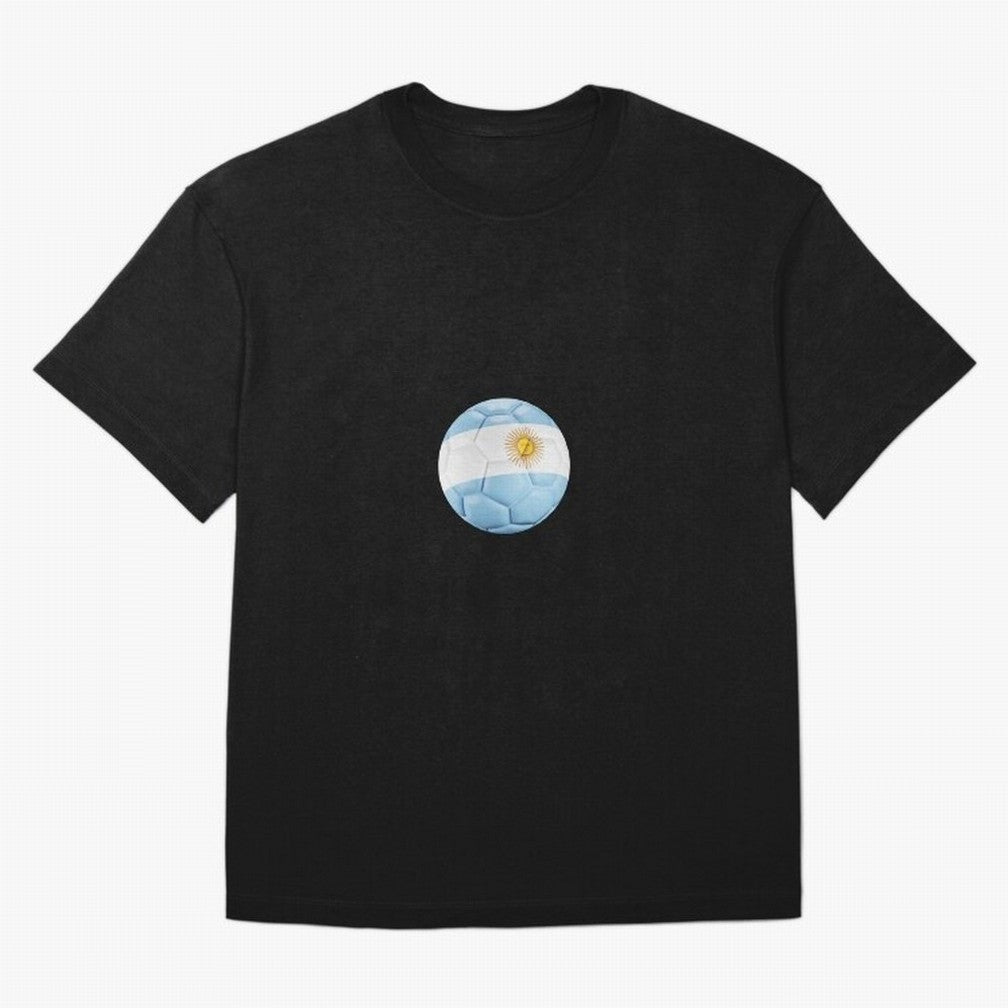 Argentina Soccer Oversized T-Shirt Share the Excitement of FIFA World Cup 2026 USA Canada Mexico for Fans of Messi and Cristiano Ronaldo and Netherlands, Bringing Football Passion, Legendary Performances, Festival Vibes and Supporter Community;
