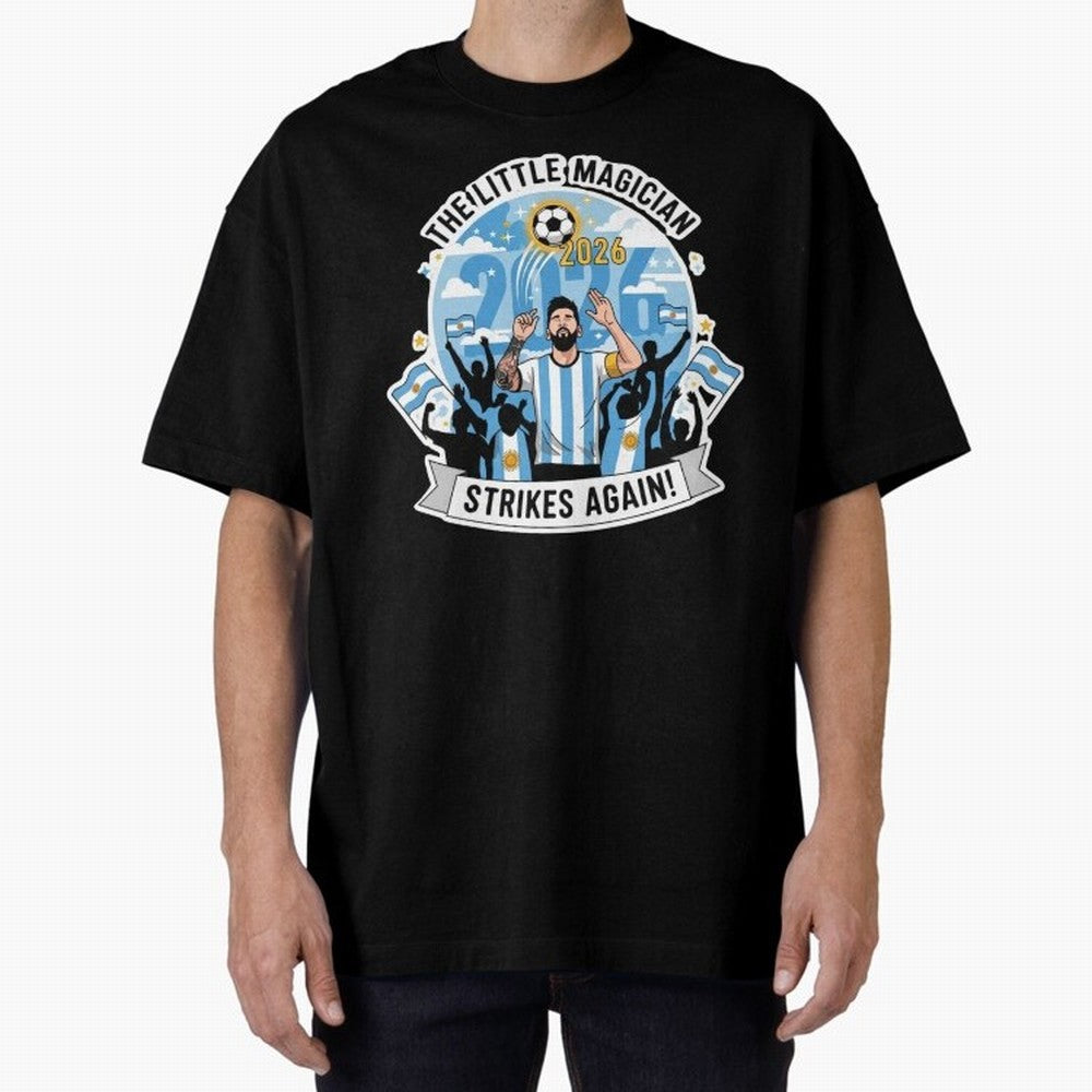 Messi - the little magician strikes again Classic T-Shirt Celebrate the Stars of the FIFA World Cup 2026 Group Stage Journey through Mbappe and Neymar Highlights, Argentina, France and Brazil Pride, Tournament Hype, Historic Matchups, Family