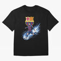 FC Barcelona Champs - The Goat Edition Oversized T-Shirt Keep the Match Day Mood of the FIFA World Cup 2026 USA Canada Mexico Journey through CR7 Highlights, England Pride, Classic Soccer Heritage, Championship Pressure, Fan Loyalty and