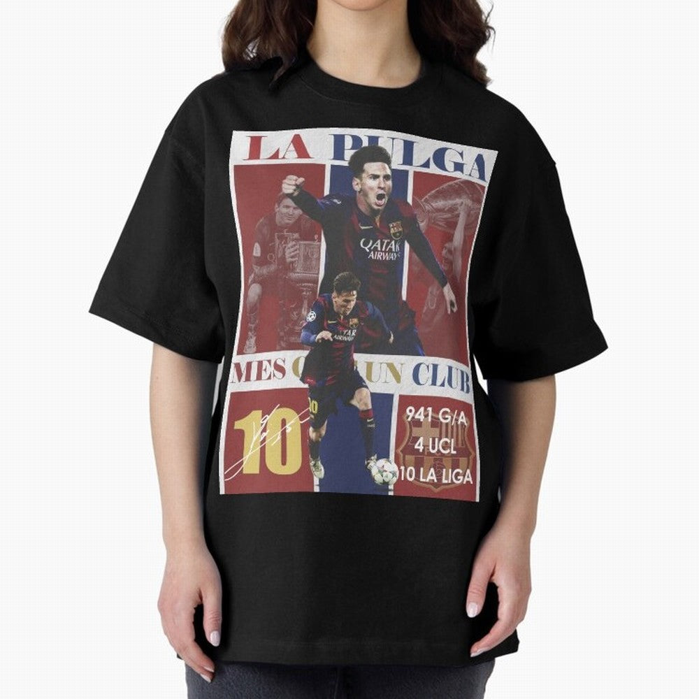Lionel Messi 2015 Barcelona Poster- Iconic La Liga Hero Art Print Classic T-Shirt Create FIFA World Cup 2026 USA Canada Mexico Spirit, Made for Spain and Netherlands, Cristiano Ronaldo, Haaland and CR7, Football Passion, Legendary Performances,
