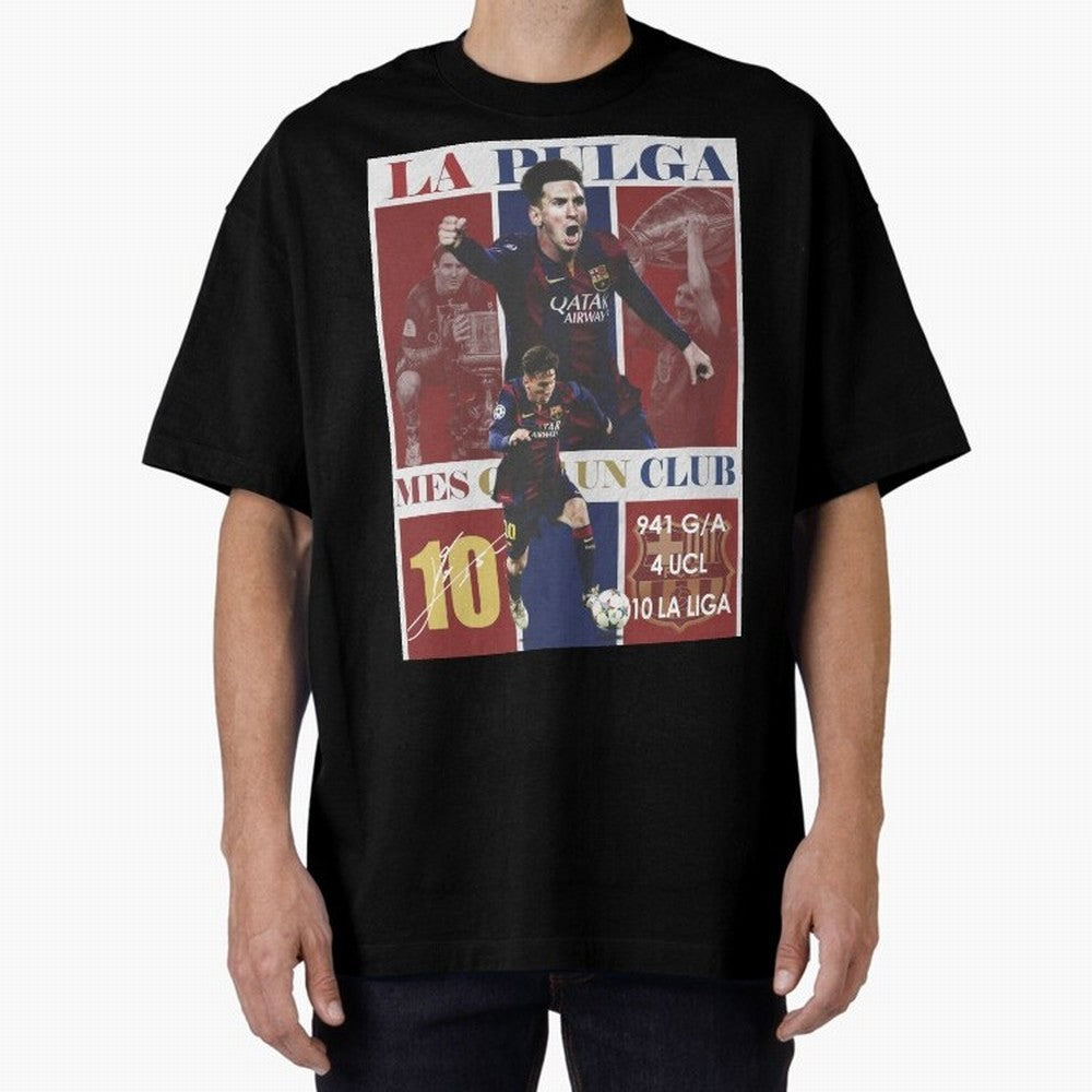 Lionel Messi 2015 Barcelona Poster- Iconic La Liga Hero Art Print Classic T-Shirt Create FIFA World Cup 2026 USA Canada Mexico Spirit, Made for Spain and Netherlands, Cristiano Ronaldo, Haaland and CR7, Football Passion, Legendary Performances,