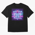 ?Argentina Football Legend Messi Cyberpunk Retro Futurist Design (Version 5) Classic T-Shirt Create Global Football Passion for FIFA World Cup 2026 USA Canada Mexico, Celebrating Haaland, France, Supporter Pride, Iconic Celebrations, Legendary
