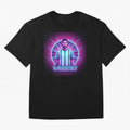 ?Argentina Football Legend Messi Cyberpunk Retro Futurist Design (Version 4) Classic T-Shirt Celebrate Supporters United by FIFA World Cup 2026 USA Canada Mexico Spirit, Filled with Brazil, Portugal and Argentina, Mbappe, Supporter Pride, Iconic