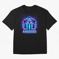 ?Argentina Football Legend Messi Cyberpunk Retro Futurist Design (Version 2) Classic T-Shirt Show Up for the Glory of the FIFA World Cup 2026 Journey through Haaland Highlights, Spain Pride, Goal Celebration Energy, Supporter Heritage, Football