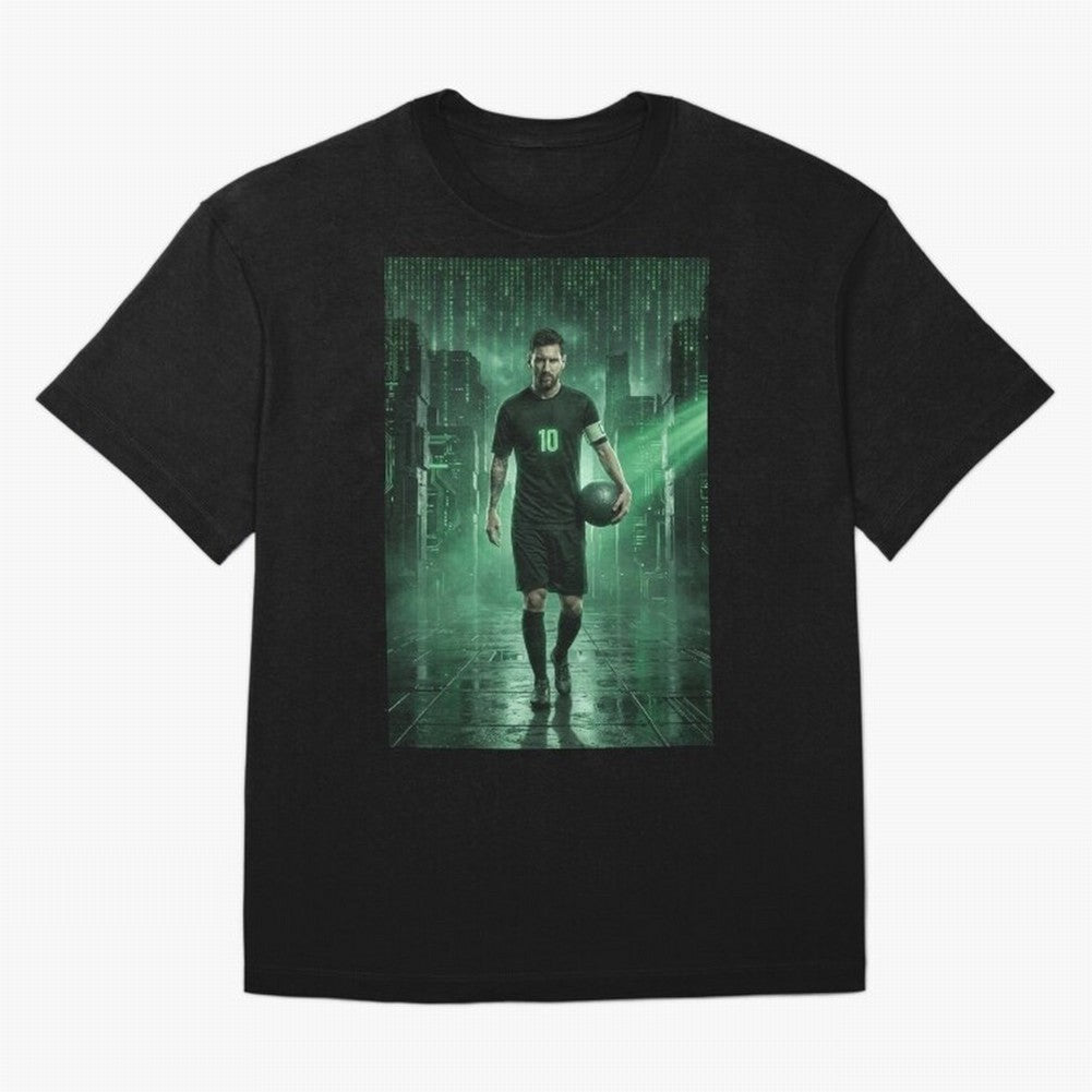 The Legend Lionel Messi Inside The Matrix Realm (Version 2) Classic T-Shirt Represent FIFA World Cup 2026 Group Stage Celebrating CR7, France and Portugal Energy, Soccer Culture, Superstar Moments, National Team Dreams and Competitive Fire; Great