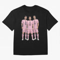 Messi, De Paul and Suarez Inter Miami artistic style ¨C MLS Soccer Oversized T-Shirt Bring Retro Soccer Energy to FIFA World Cup 2026 USA Canada Mexico Spirit, Connected to Spain and Netherlands, CR7, Tournament Hype, Historic Matchups, Family
