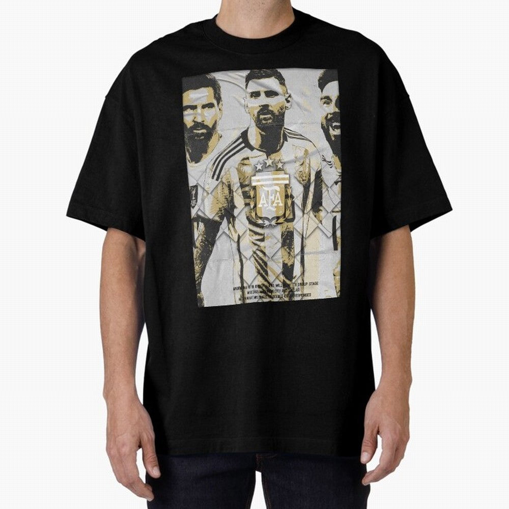 Messi AFA World Cup Champion Art Classic T-Shirt Experience FIFA World Cup 2026 Group Stage Spirit, Made for Argentina and Brazil, Cristiano Ronaldo, Haaland and CR7, Football History, Final Match Energy, Crowd Noise and Once in a Lifetime Moments;