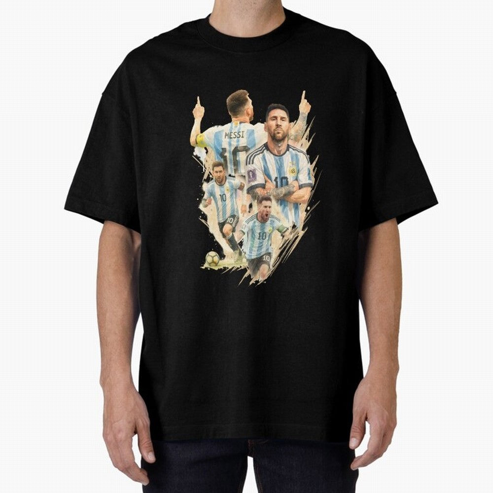 Lionel Messi watercolor illustration art Classic T-Shirt Make Game Day About FIFA World Cup 2026 for Fans of Haaland and Mbappe and England and Germany, Bringing Stadium Chants, National Pride, Trophy Dreams and Unforgettable Football Memories;