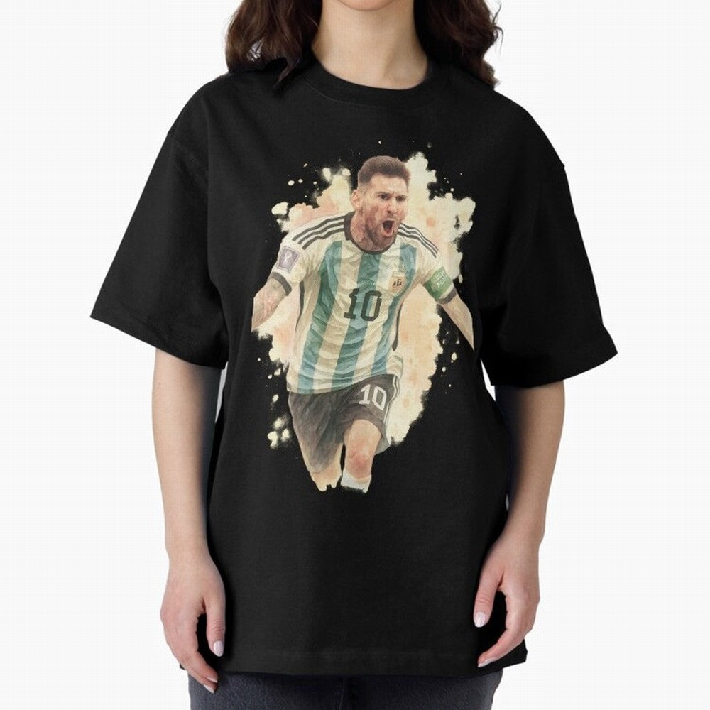 Goaaal Lionel Messi watercolor illustration Classic T-Shirt Join FIFA World Cup 2026 Made for Haaland, England Energy, Football Festival Excitement, Trophy Ambitions, Country Rivalries and Star Player Buzz; Perfect for People Who Love Argentina,