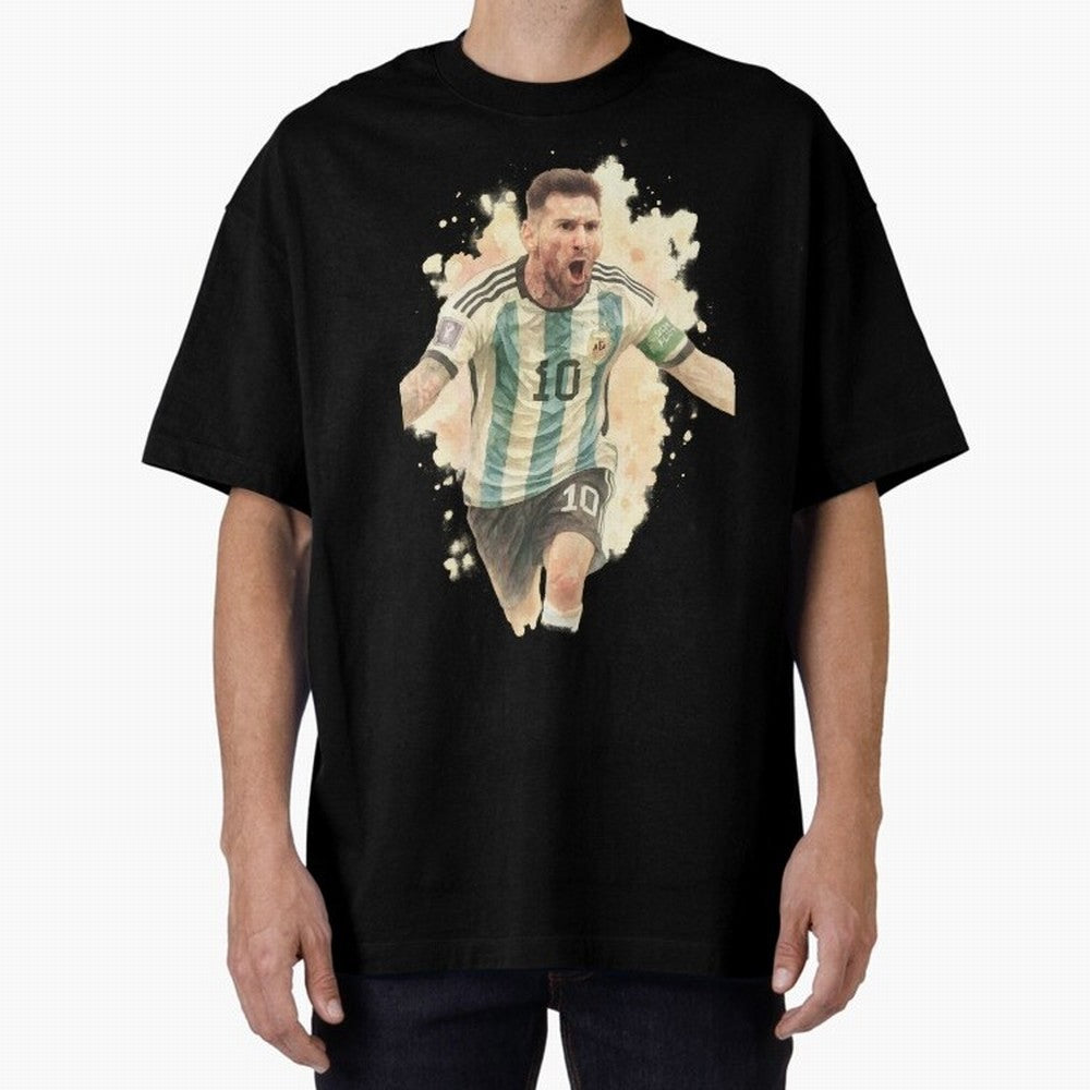 Goaaal Lionel Messi watercolor illustration Classic T-Shirt Join FIFA World Cup 2026 Made for Haaland, England Energy, Football Festival Excitement, Trophy Ambitions, Country Rivalries and Star Player Buzz; Perfect for People Who Love Argentina,