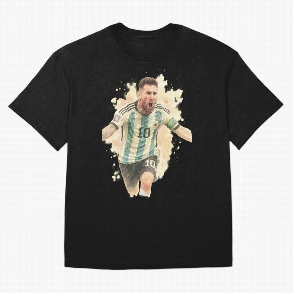Goaaal Lionel Messi watercolor illustration Classic T-Shirt Join FIFA World Cup 2026 Made for Haaland, England Energy, Football Festival Excitement, Trophy Ambitions, Country Rivalries and Star Player Buzz; Perfect for People Who Love Argentina,