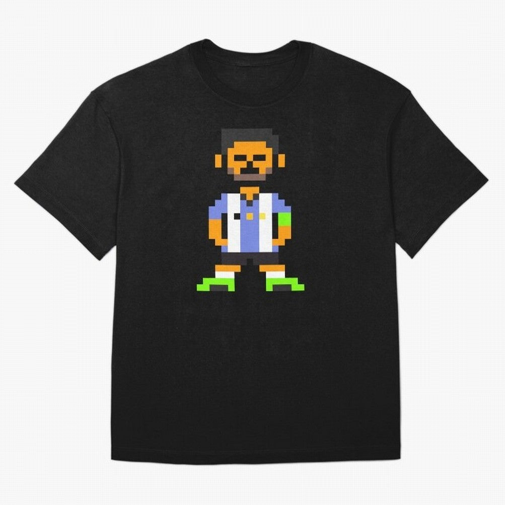 Pixel Pose Messi Oversized T-Shirt Celebrate the Stars of Global Football Passion for FIFA World Cup 2026 USA Canada Mexico, with Neymar, Argentina, Goal Celebration Energy, Supporter Heritage, Football Icons and Worldwide Tournament Joy; Made for