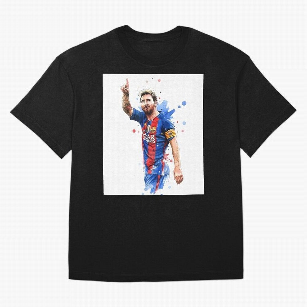 Lionel Messi Barcelona football legend Oversized T-Shirt Represent Football Lovers during FIFA World Cup 2026 Spirit, Celebrating Brazil, Portugal and Argentina, CR7, Football History, Final Match Energy, Crowd Noise and Once in a Lifetime Moments;