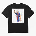 Lionel Messi Barcelona football legend Oversized T-Shirt Represent Football Lovers during FIFA World Cup 2026 Spirit, Celebrating Brazil, Portugal and Argentina, CR7, Football History, Final Match Energy, Crowd Noise and Once in a Lifetime Moments;