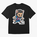Fcb - Fc Barcelona | Cute Cat Messi with Jersey Barcelona Classic T-Shirt Show Your Stadium Side during Match Day Hype around FIFA World Cup 2026, Messi and Cristiano Ronaldo, Argentina, Football History, Final Match Energy, Crowd Noise and Once in