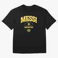 Messi 10: Yellow Text Soccer Legend T-shirt Active T-Shirt Make Every Match About FIFA World Cup 2026 Group Stage for Fans of Neymar, Haaland and Cristiano Ronaldo and Argentina, Bringing Classic Soccer Heritage, Championship Pressure, Fan Loyalty