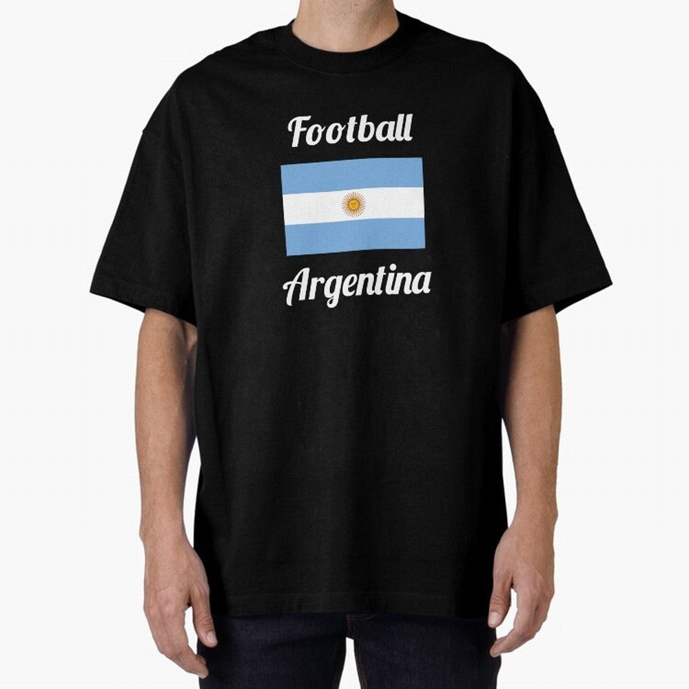 Argentina Football Flag ¨C Albiceleste Soccer Supporter Active T-Shirt Represent Fans Who Live for Global Football Passion for FIFA World Cup 2026 USA Canada Mexico, Built around Mbappe, France and Portugal, Sports Nostalgia, International