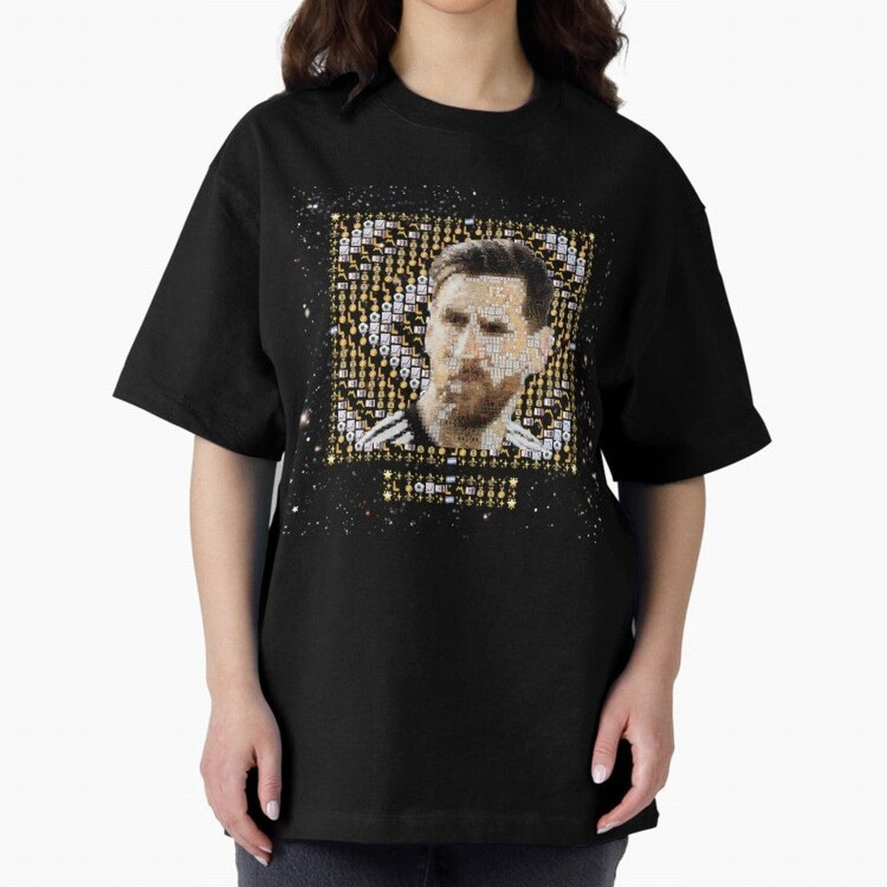 Goat Emojified Messi-Inspired Visual Tribute Essential T-Shirt Create FIFA World Cup 2026 USA Canada Mexico Spirit, Made for Spain and Netherlands, Cristiano Ronaldo, Haaland and CR7, Football Passion, Legendary Performances, Festival Vibes and
