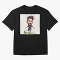 The Little Magician ¨C Caricature of Lionel Messi Oversized T-Shirt Capture FIFA World Cup 2026 Group Stage Spirit, with Argentina, France and Brazil, CR7, Goal Celebration Energy, Supporter Heritage, Football Icons and Worldwide Tournament Joy;