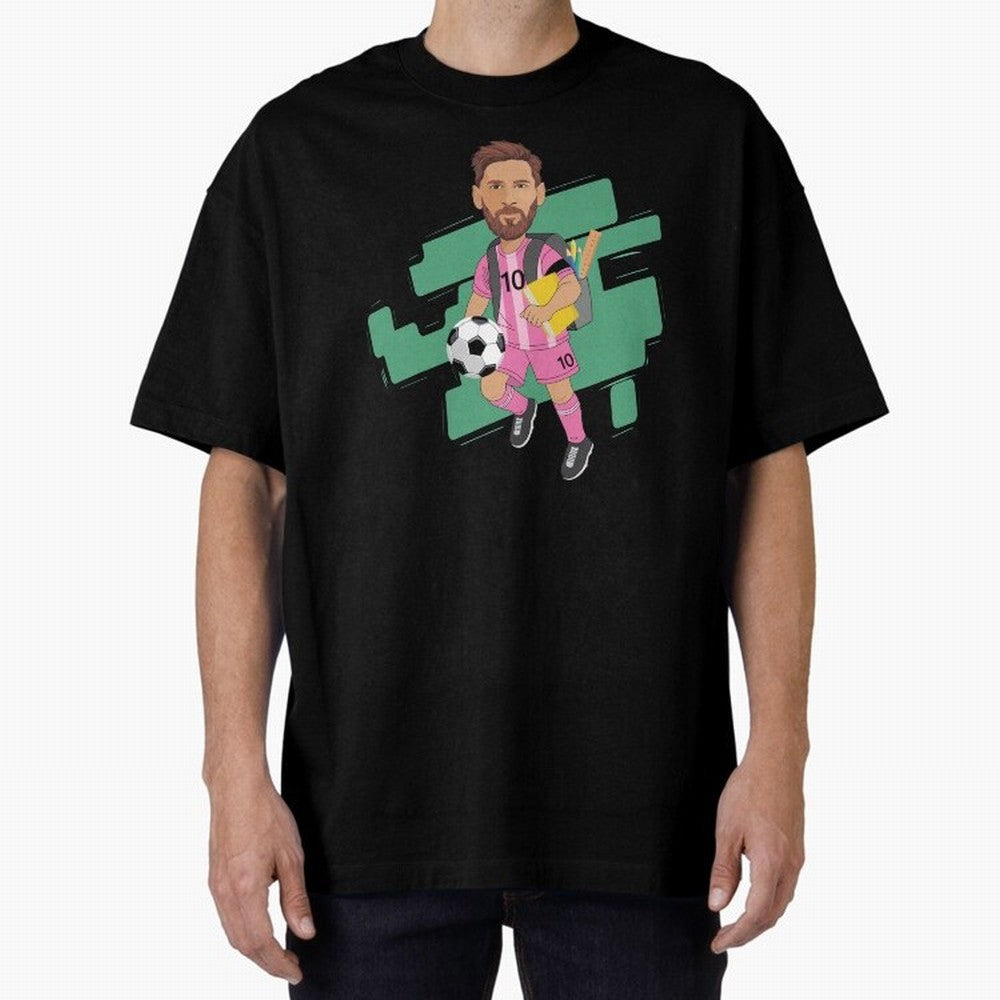 BACK TO SCHOOL - CARICATURE - LIONEL - MESSI - LEO Classic T-Shirt Bring Trophy Dreams to the FIFA World Cup 2026 Journey through CR7 and Messi Highlights, Argentina and Brazil Pride, Goal Celebration Energy, Supporter Heritage, Football Icons and