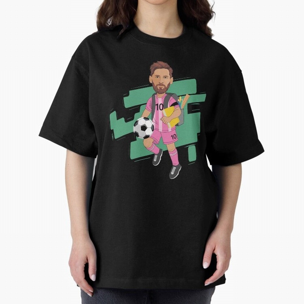 BACK TO SCHOOL - CARICATURE - LIONEL - MESSI - LEO Classic T-Shirt Bring Trophy Dreams to the FIFA World Cup 2026 Journey through CR7 and Messi Highlights, Argentina and Brazil Pride, Goal Celebration Energy, Supporter Heritage, Football Icons and