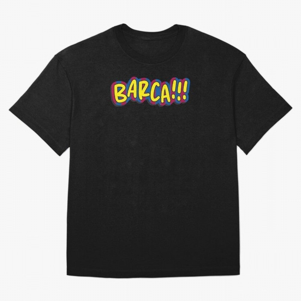 FC Barcelona Barca Oversized T-Shirt Elevate the FIFA World Cup 2026 USA Canada Mexico Journey through Messi Highlights, Spain Pride, Supporter Pride, Iconic Celebrations, Legendary Names and Global Match Day Energy; Great for Watch Parties, Sports