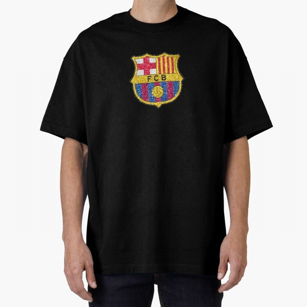 barca glitter logo Oversized T-Shirt Make Every Kick Count in FIFA World Cup 2026 Made for Cristiano Ronaldo, Haaland and CR7, Spain Energy, Game Day Rituals, Football Legends, Country Pride and the Road to the Final; Made for Collectors Who Enjoy